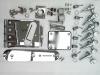 CHROME TELECASTER BODY AND NECK PARTS KIT